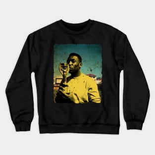 Pele King Brazil Crewneck Sweatshirt